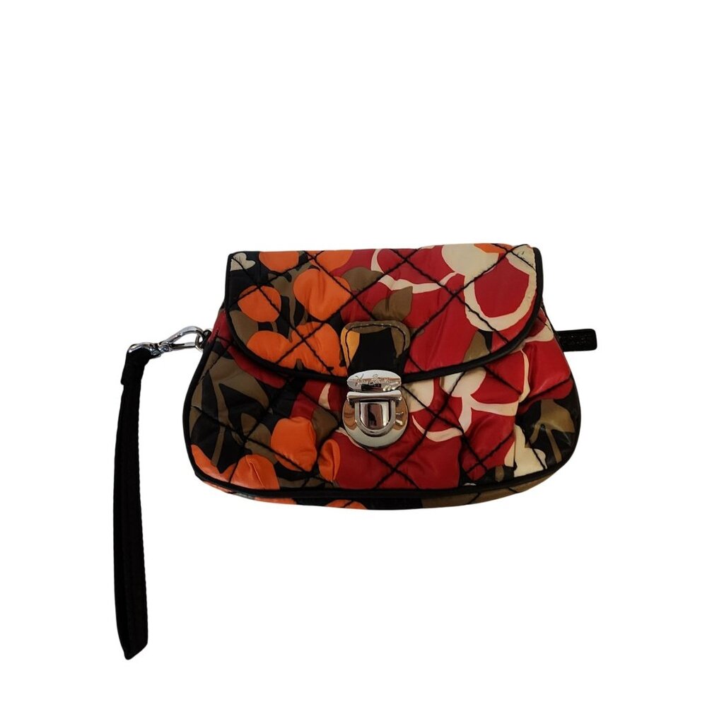 Vera Bradley Puffy Wristlet Bittersweet 7" x 5"